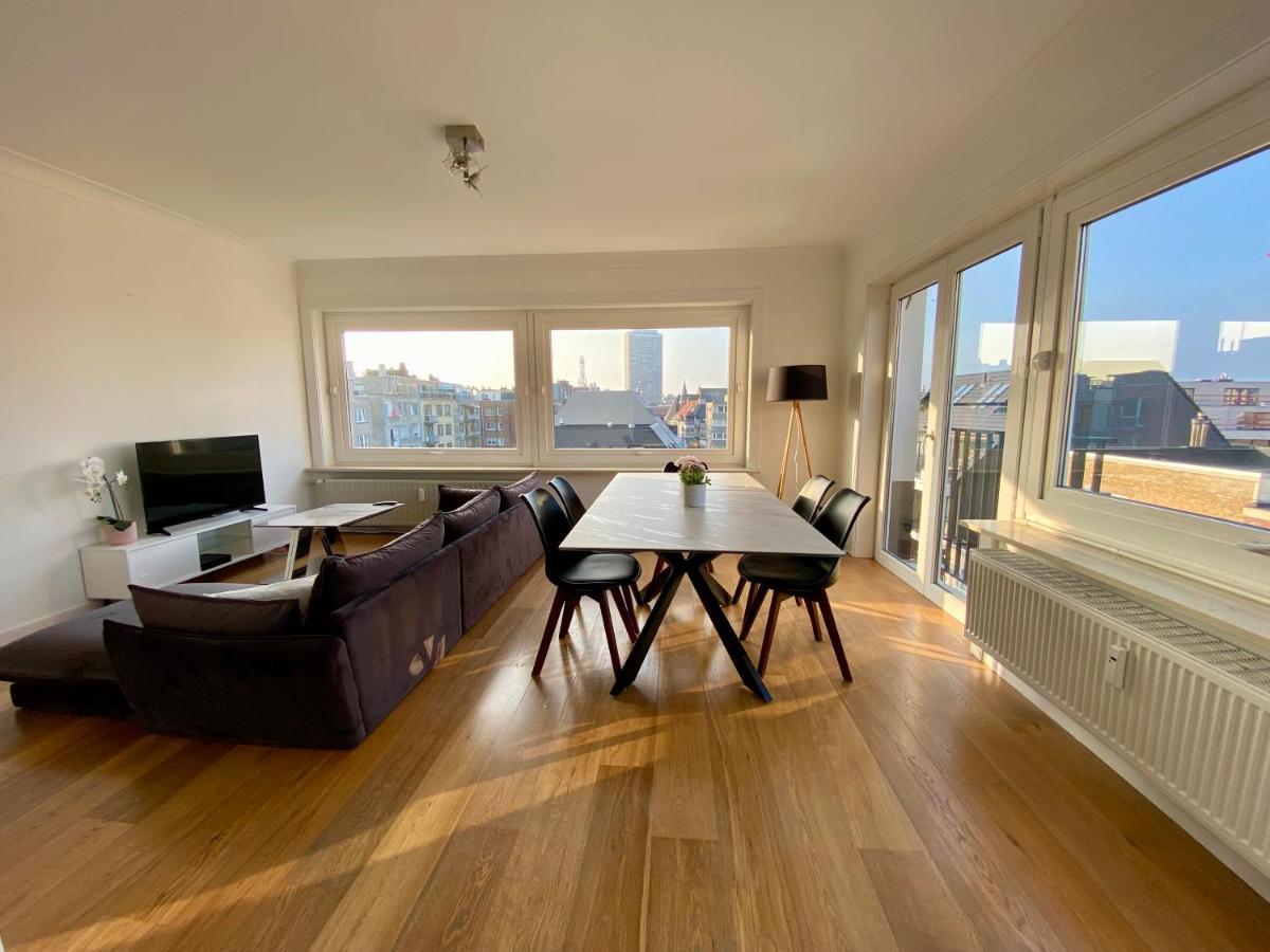 Luxury 3 Bedroom Apartment On The Top Floor With Panoramic View 오스텐드 외부 사진
