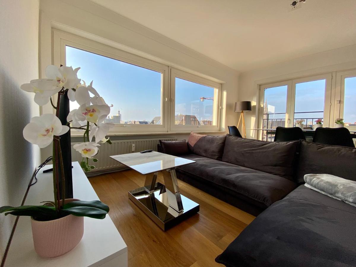 Luxury 3 Bedroom Apartment On The Top Floor With Panoramic View 오스텐드 외부 사진