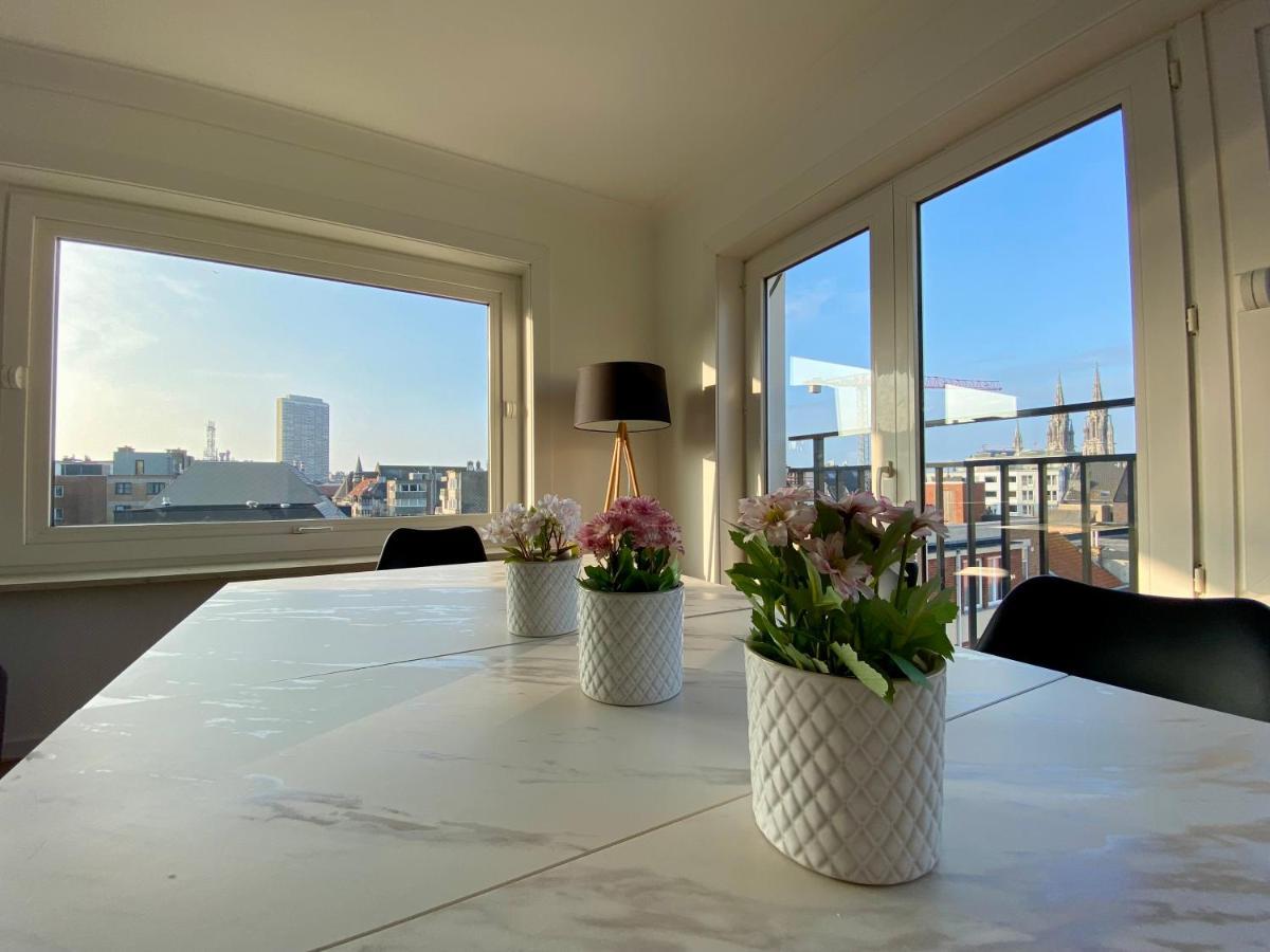 Luxury 3 Bedroom Apartment On The Top Floor With Panoramic View 오스텐드 외부 사진