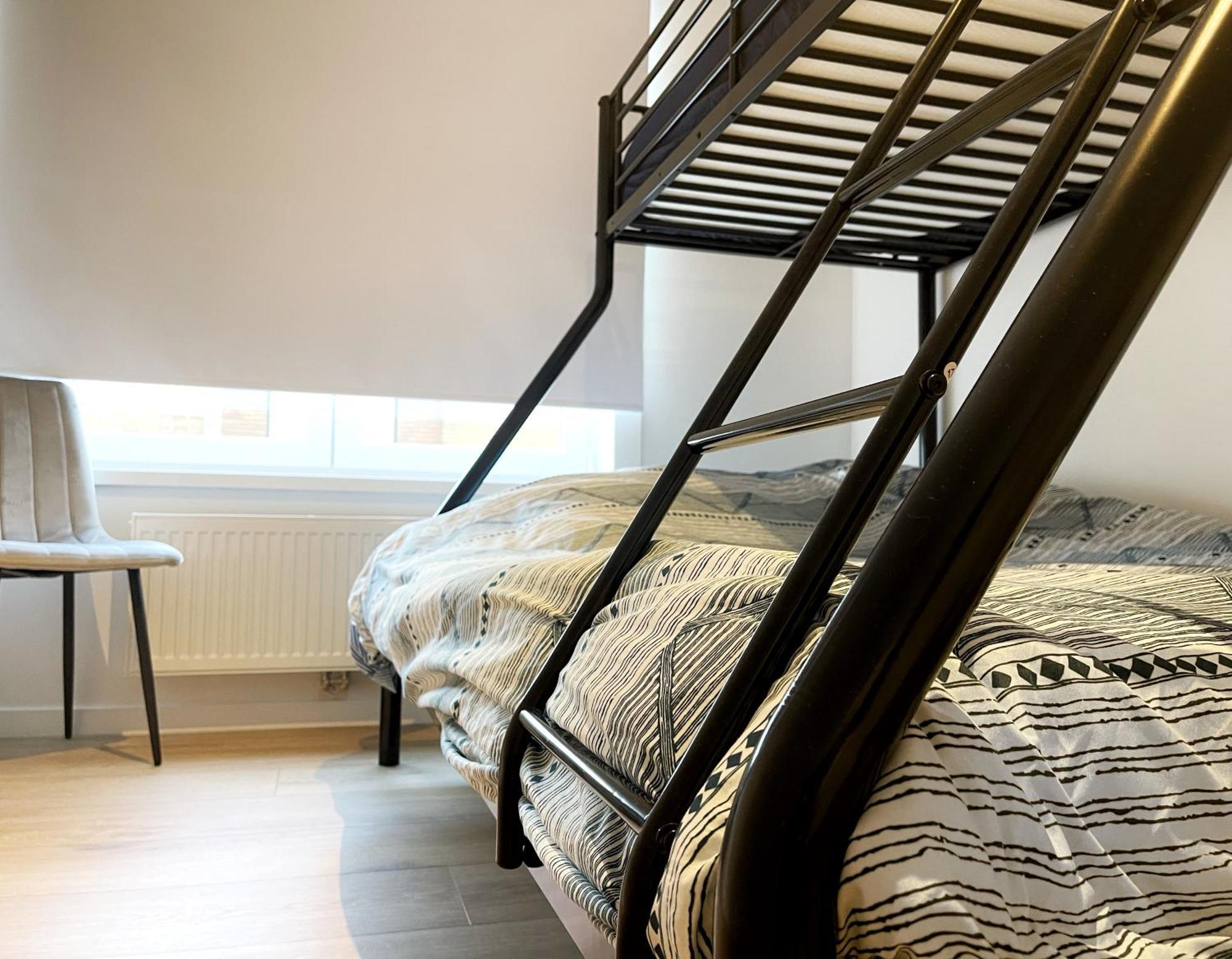 Luxury 3 Bedroom Apartment On The Top Floor With Panoramic View 오스텐드 객실 사진